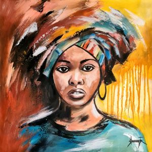 Colorful headscarf
