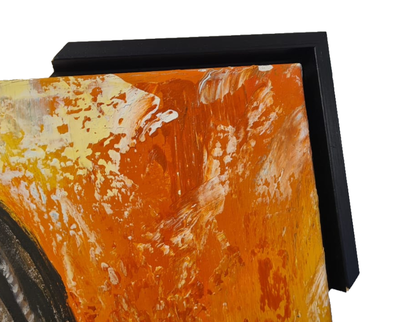 Float Frame Satin Black