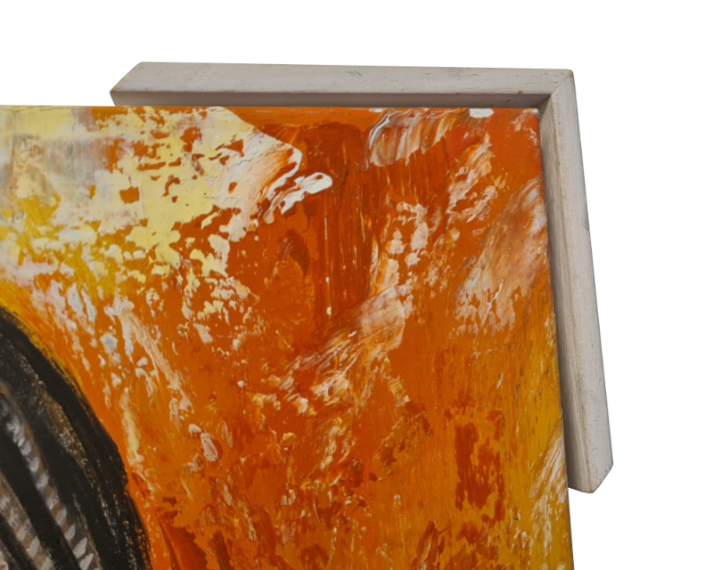 Float Frame White Wash