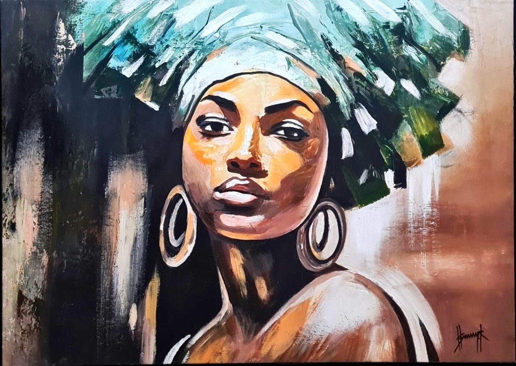 Green headscarf 1