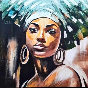 Green headscarf 1