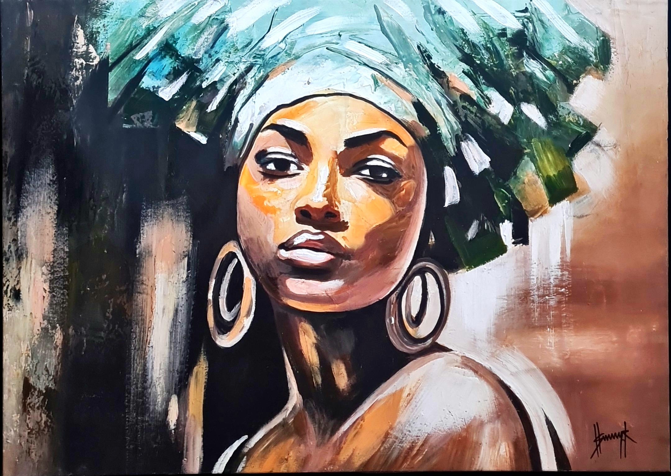 Green headscarf 1